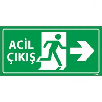 Acil Çıkış Levhası Sağ Yön 