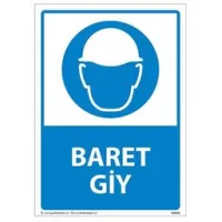 Baret Giy Uyarı Levhası