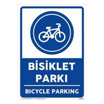 Bisiklet Parkı Uyarı Levhası U10113