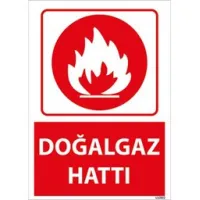 Doğalgaz Hattı Uyarı Levhası