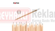 Köşeli Silgili Naturel Kurşun Kalem