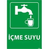 İçme Suyu Uyarı Levhası