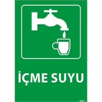 İçme Suyu Uyarı Levhası