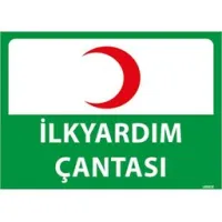 İlk Yardım Çantası Uyarı Levhası