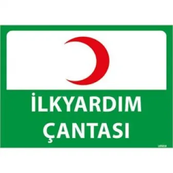 İlk Yardım Çantası Uyarı Levhası
