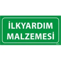 İlk Yardım Malzemesi 2 Uyarı Levhası