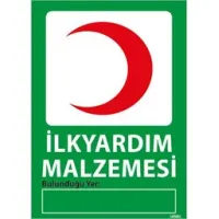 İlk Yardım Malzemesi Uyarı Levhası