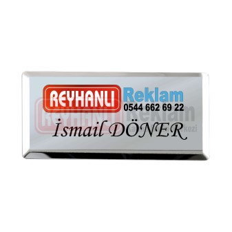 Baskılı Firma Yaka İsimliği