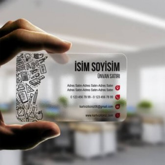 Şeffaf Kartvizit