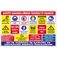 Şantiye Uyarı Levhası