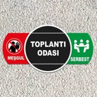 Serbest Meşgul Kapı İsimliği - Hareketli