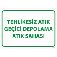 Tehlikesiz Atık Geçici Depolama Atık Sahası
