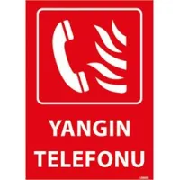 Yangın Telefonu Uyarı Levhası